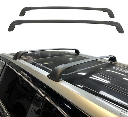 comprar Carriles universales bloqueables de plata negros de la barra cruzada de la aleación de aluminio para la camioneta pickup de SUV online manufacture