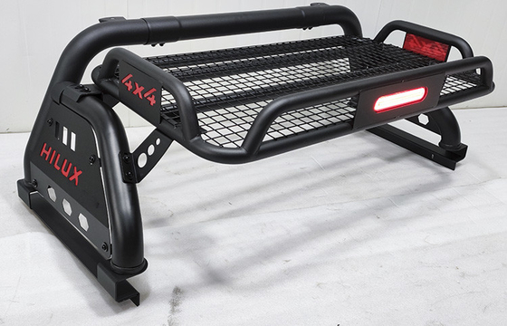 comprar Barra de deportes del negro Np300 de la barra antivuelco de Tritón del deporte de la recogida 4X4 con la luz de la baca online manufacture