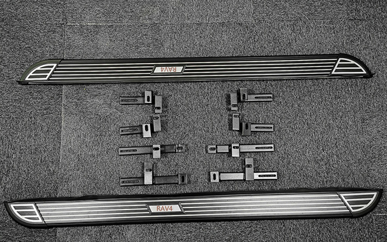Accesorios autos del coche de los pasos de lado de los tableros de funcionamiento de Toyota Rav4 de la aleación de aluminio del OEM